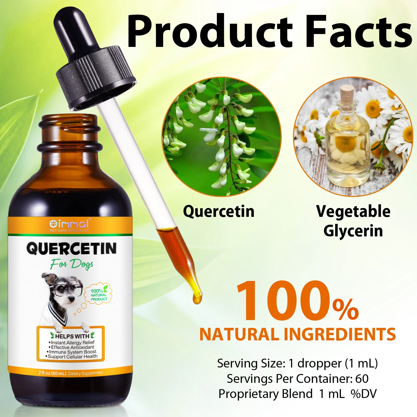 Oimmal® - Quercetin Drops For Dogs
