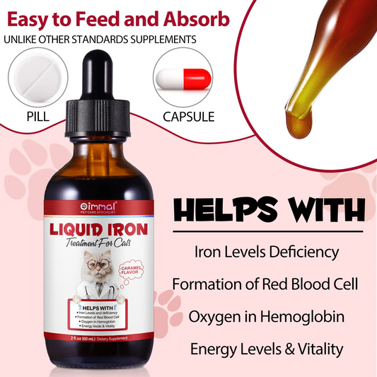 Immal® - Liquid Iron Drops for Cats