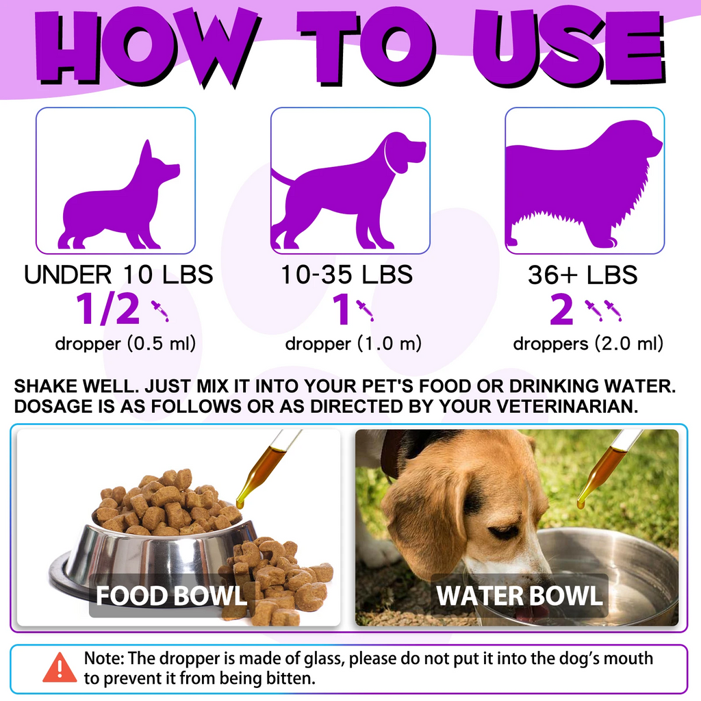 Oimmal® - 15 in 1 Multivitamin Drops for Dogs