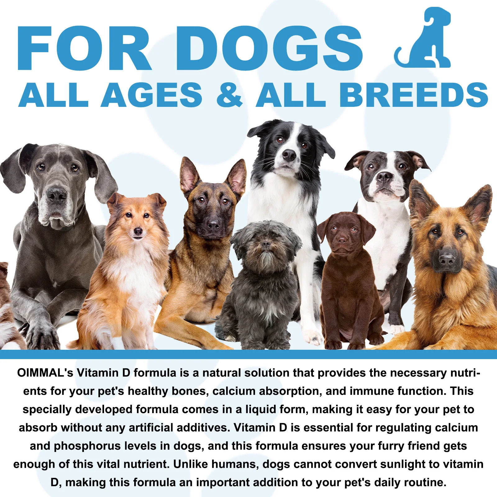 Oimmal® - Liquid Vitamin D Drops for Dogs