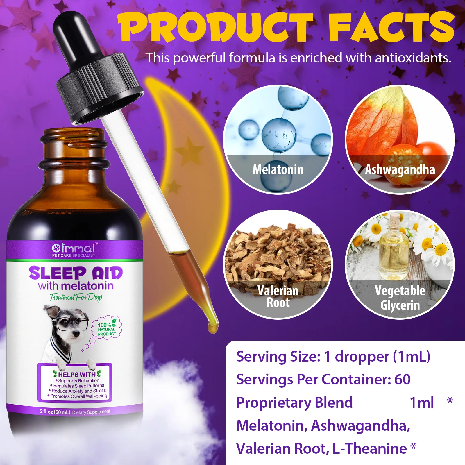 Oimmal® - Sleep Aid Drops For Dogs