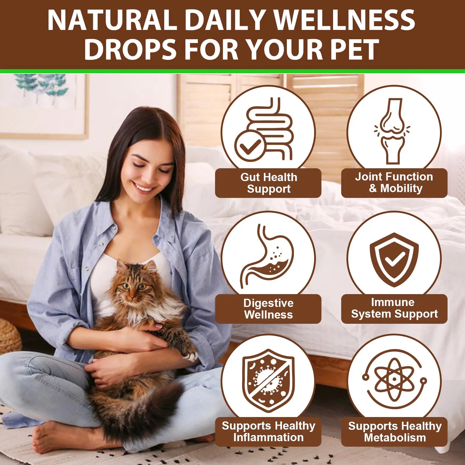 Oimmal® - Turkey Tail Mushrooms Drops For Cats