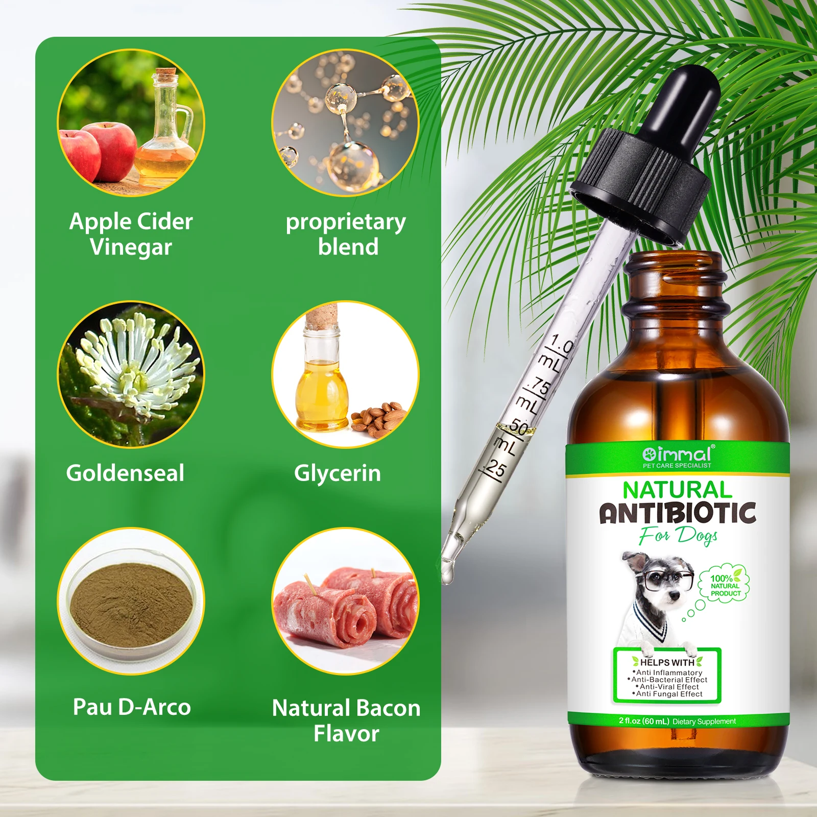 Oimmal® - Natural Antibiotic Drops For Dogs