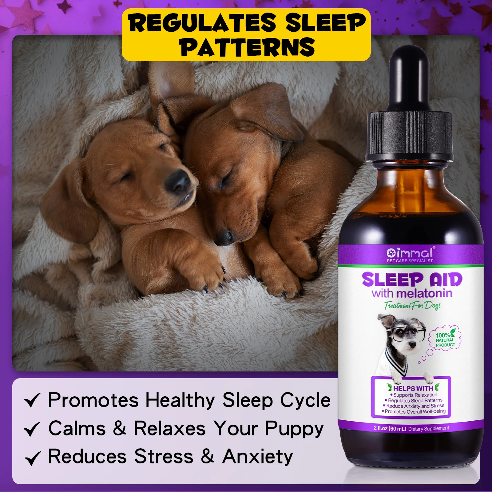 Oimmal® - Sleep Aid Drops For Dogs