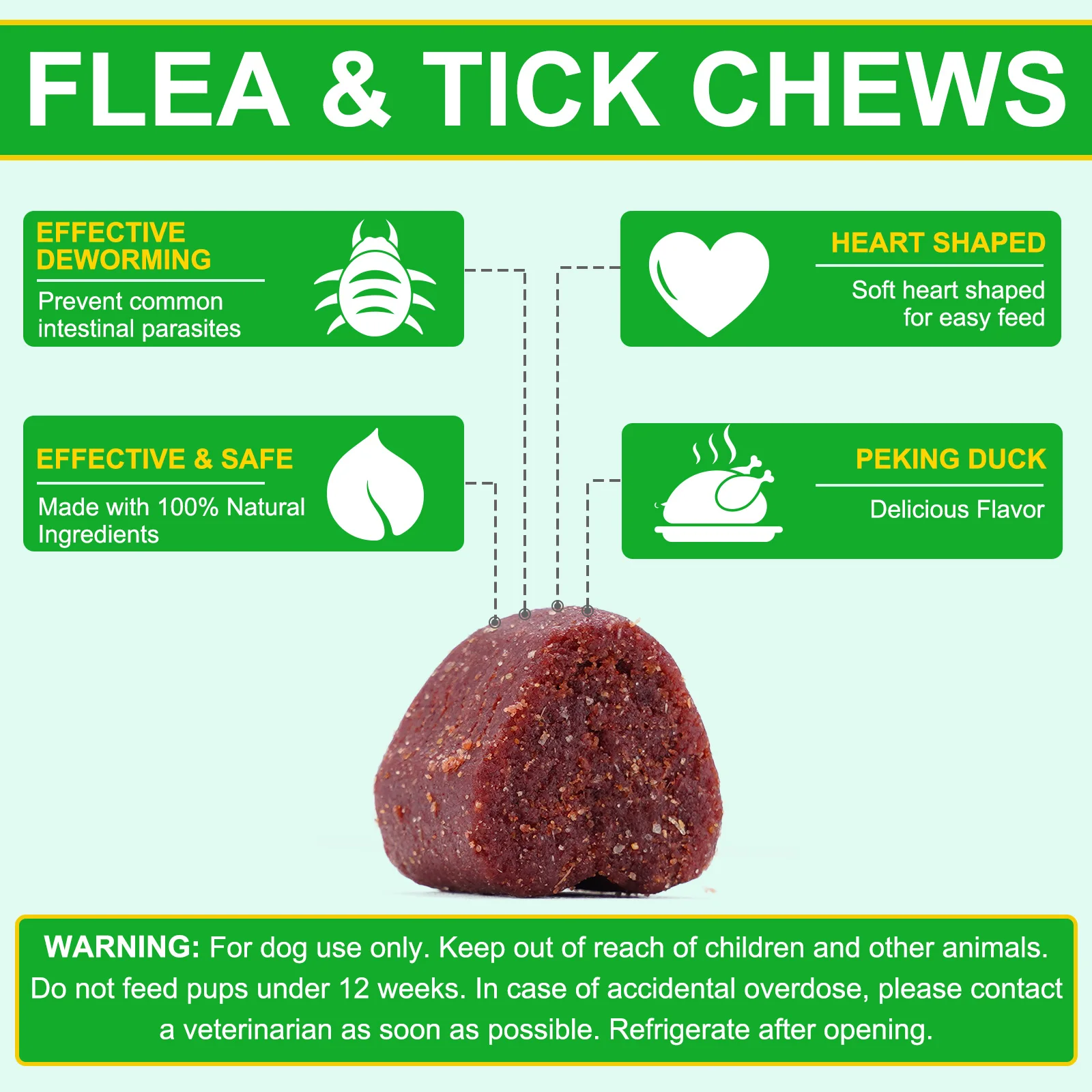 Oimmal® - Flea & Tick Prevention Soft Chews for Dogs