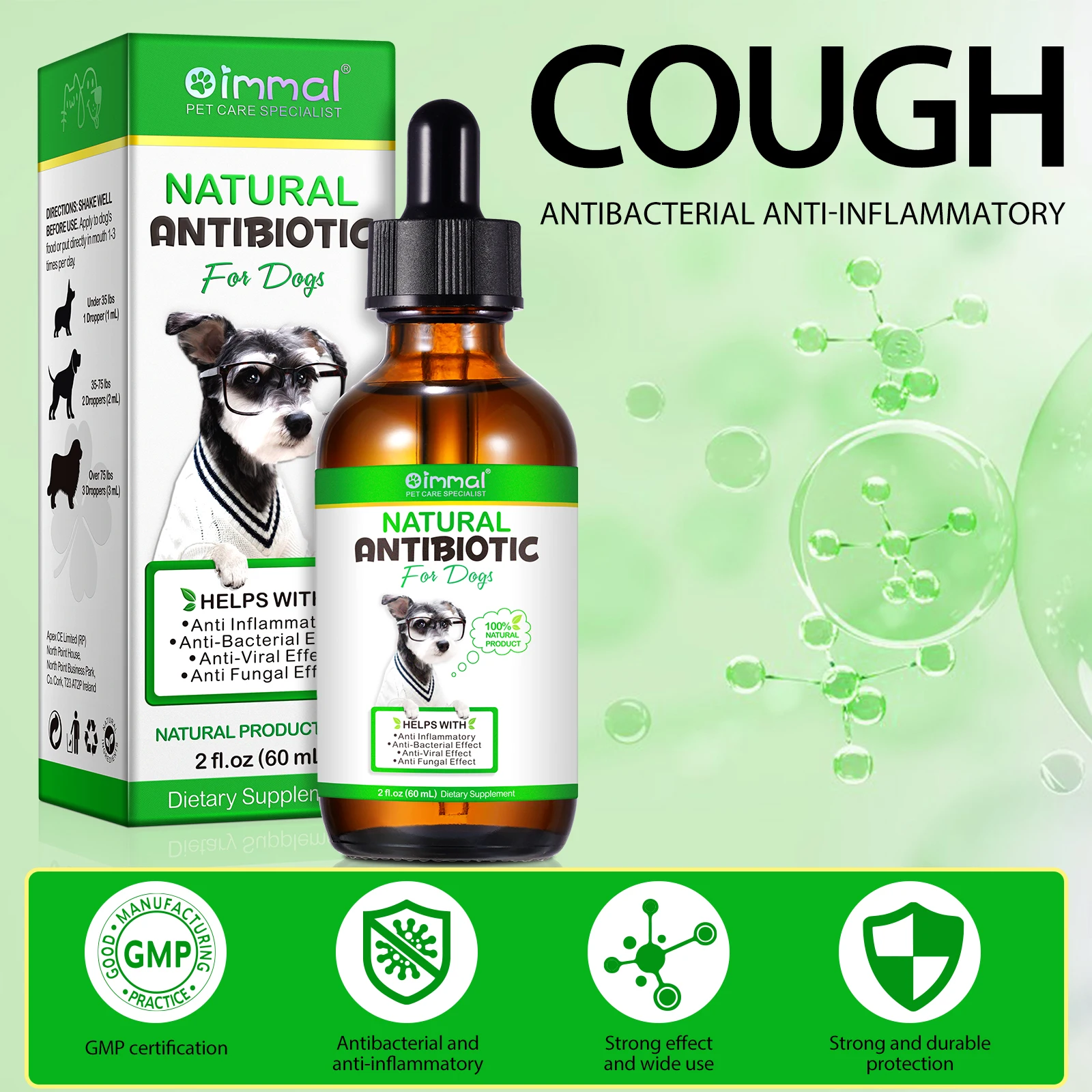 Oimmal® - Natural Antibiotic Drops For Dogs