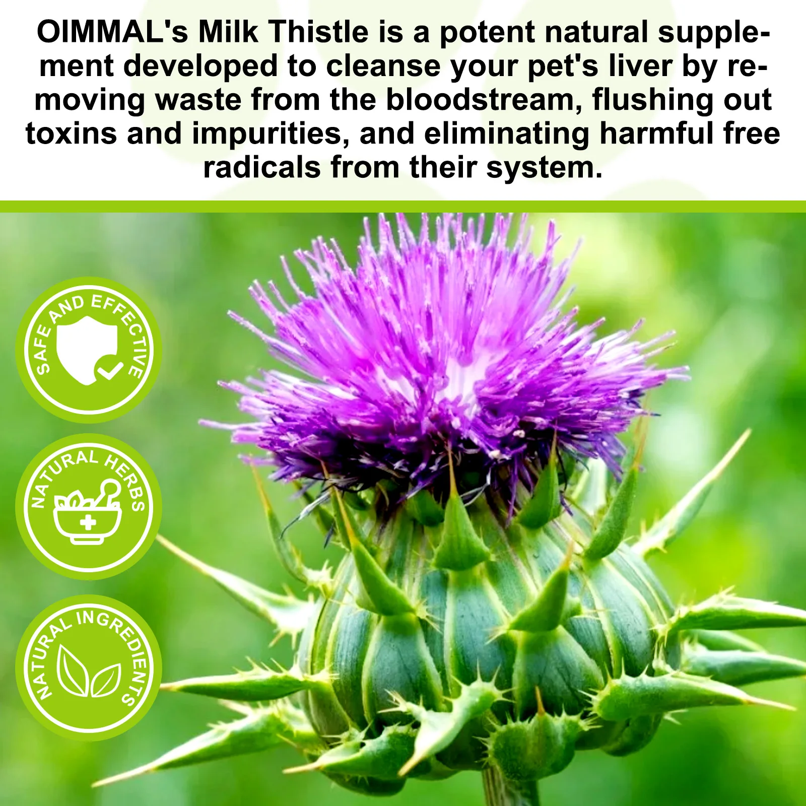 Oimmal® - Milk Thistle Drops For Dogs