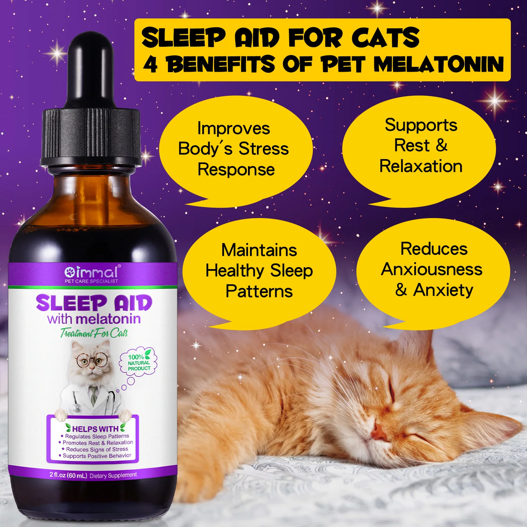 Oimmal® - Sleep Aid Drops For Cats