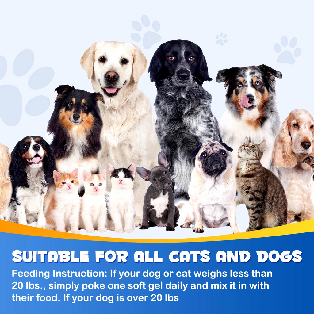 Oimmal® - Omega-3 Fish Oil Soft Gels for Pets
