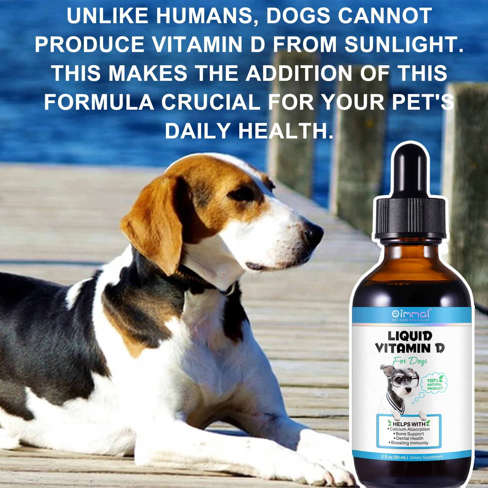 Oimmal® - Liquid Vitamin D Drops for Dogs