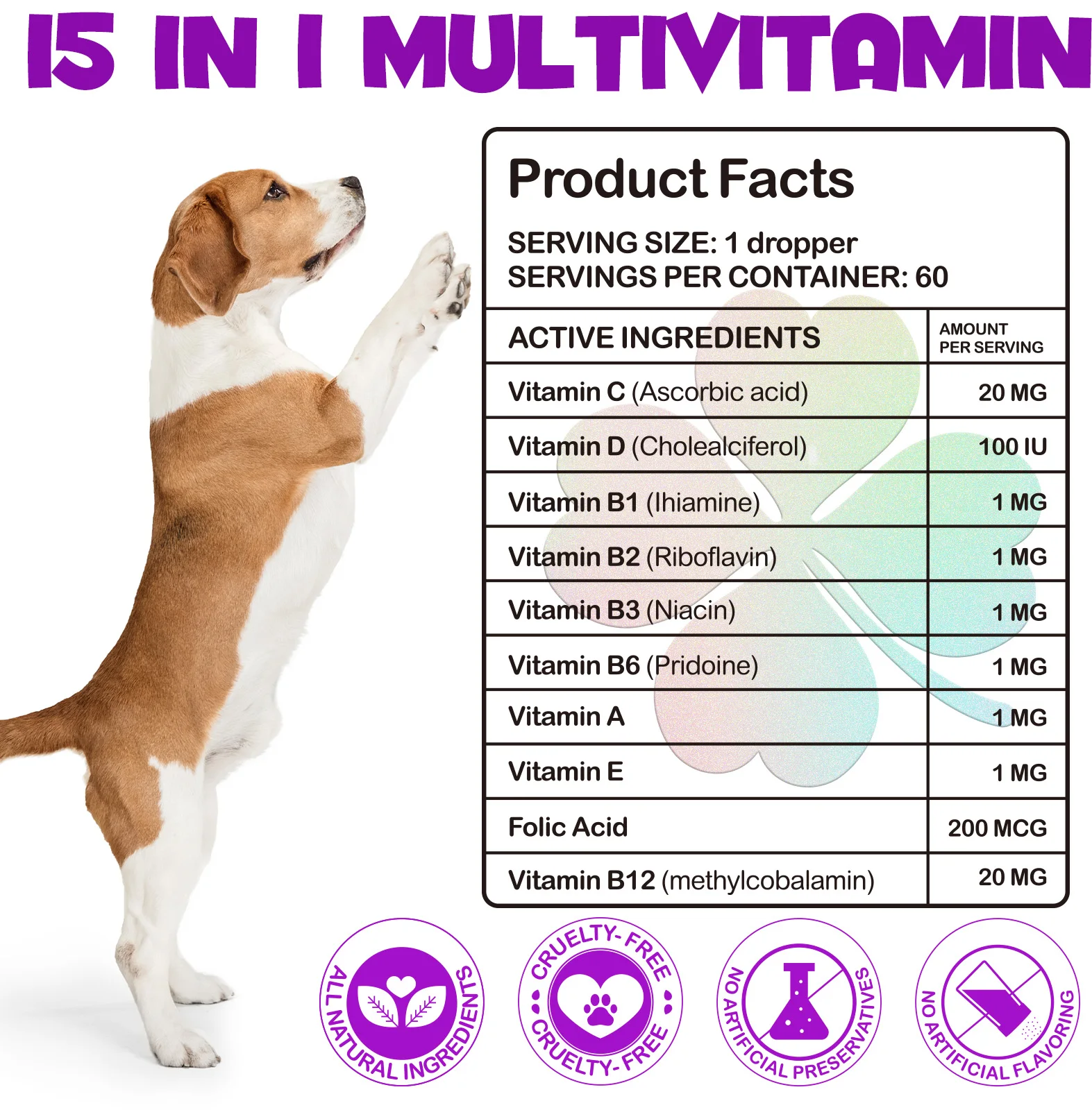 Oimmal® - 15 in 1 Multivitamin Drops for Dogs