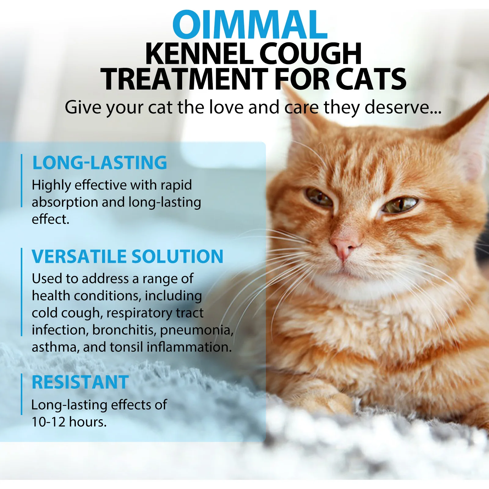 Oimmal® - Kennel Cough Drops For Cats