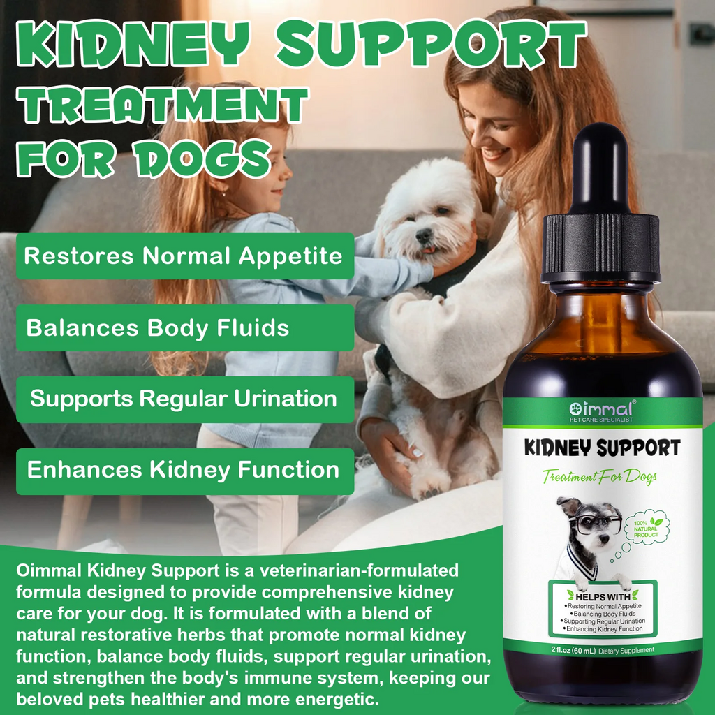 Oimmal® - Kidney Support Drops For Dogs
