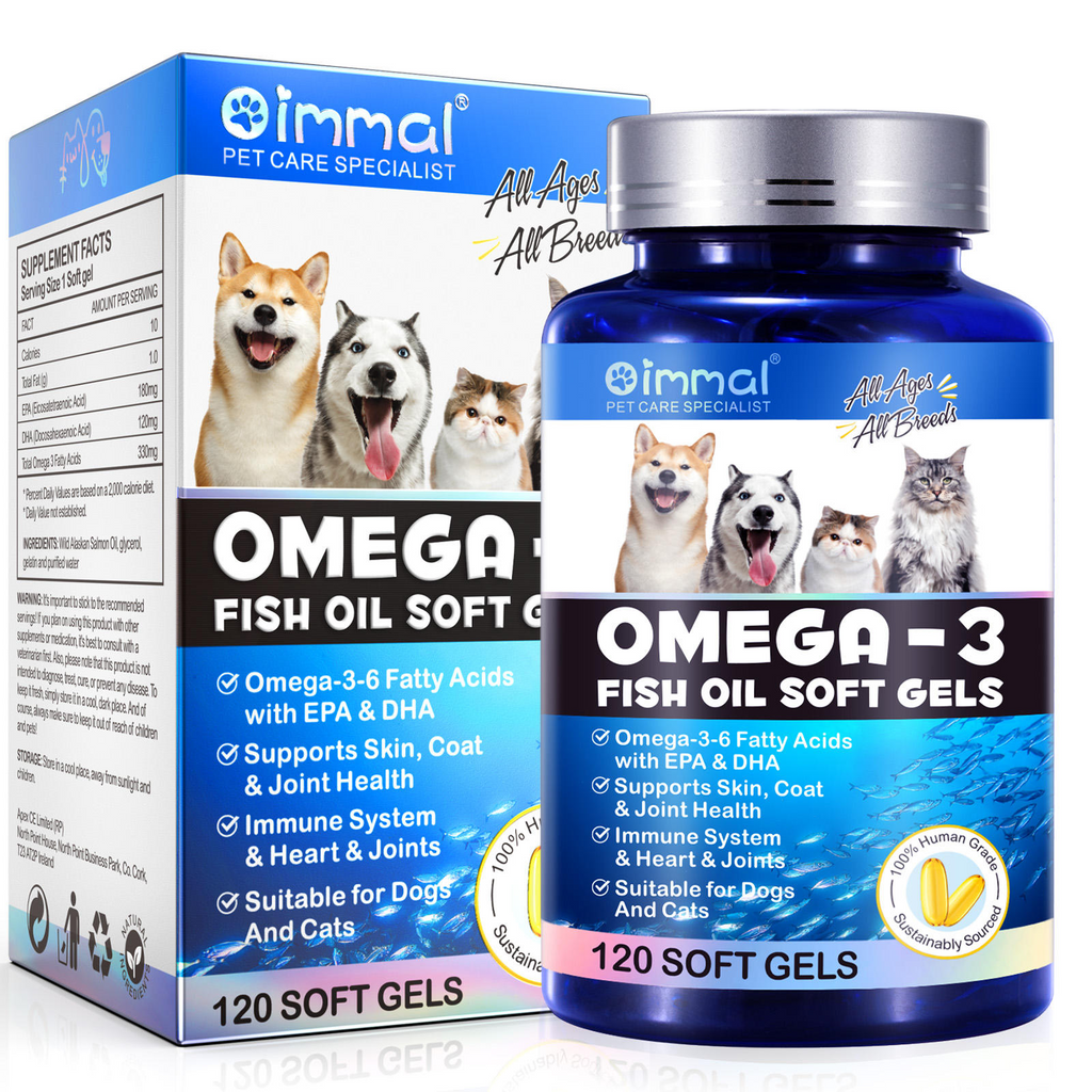 Oimmal® - Omega-3 Fish Oil Soft Gels for Pets