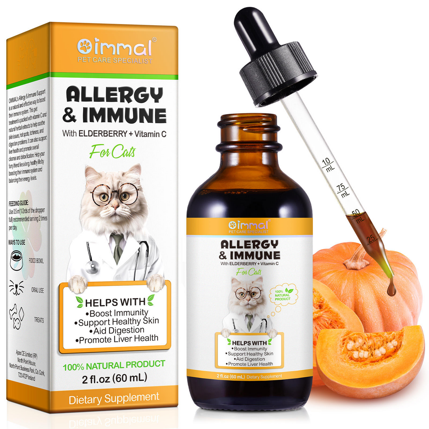 Immal® - Allergy & Immune Drops for Cats