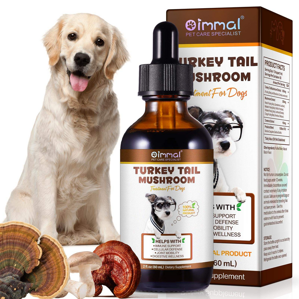 Oimmal® - Turkey Tail Mushrooms Drops For Dogs