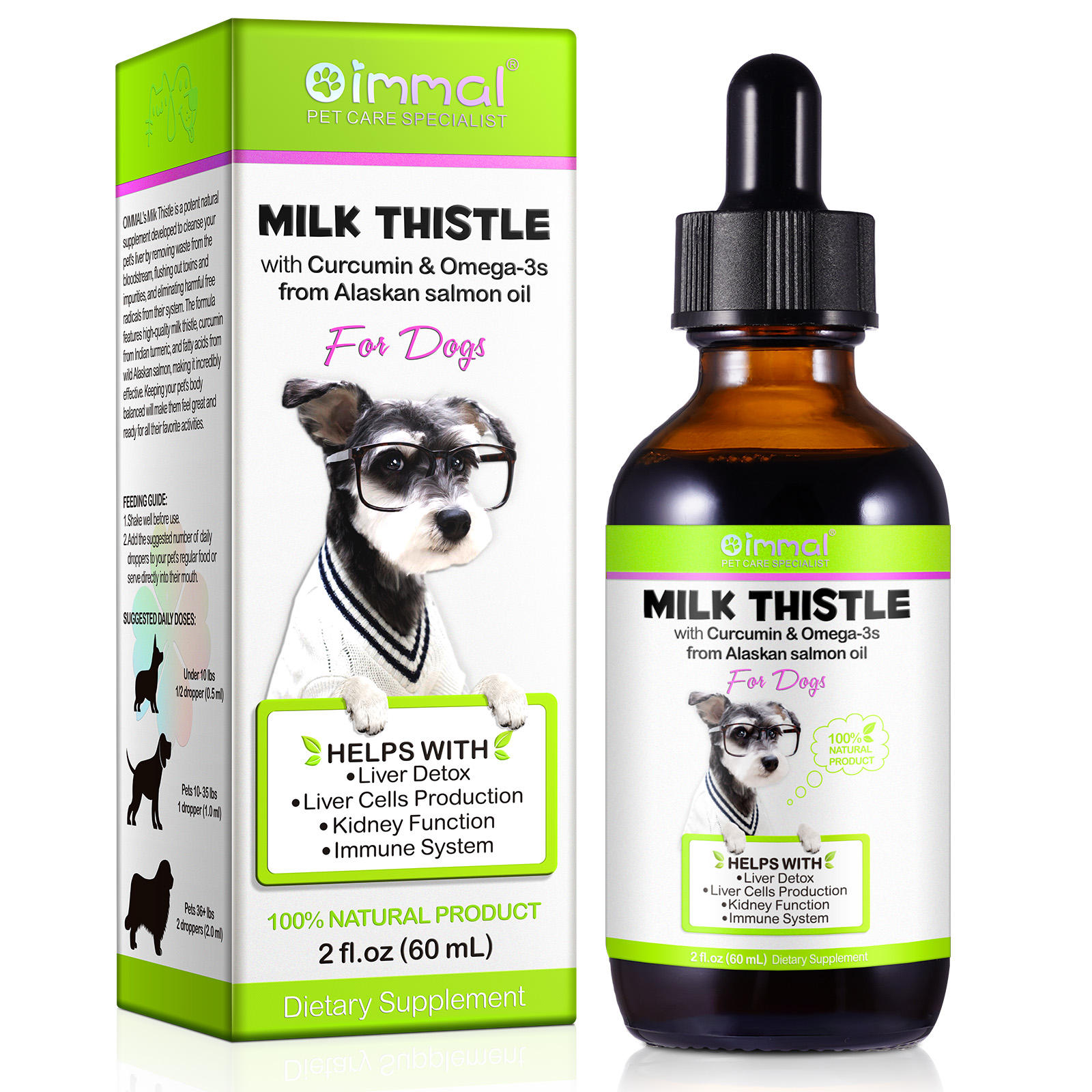 Oimmal® - Milk Thistle Drops For Dogs