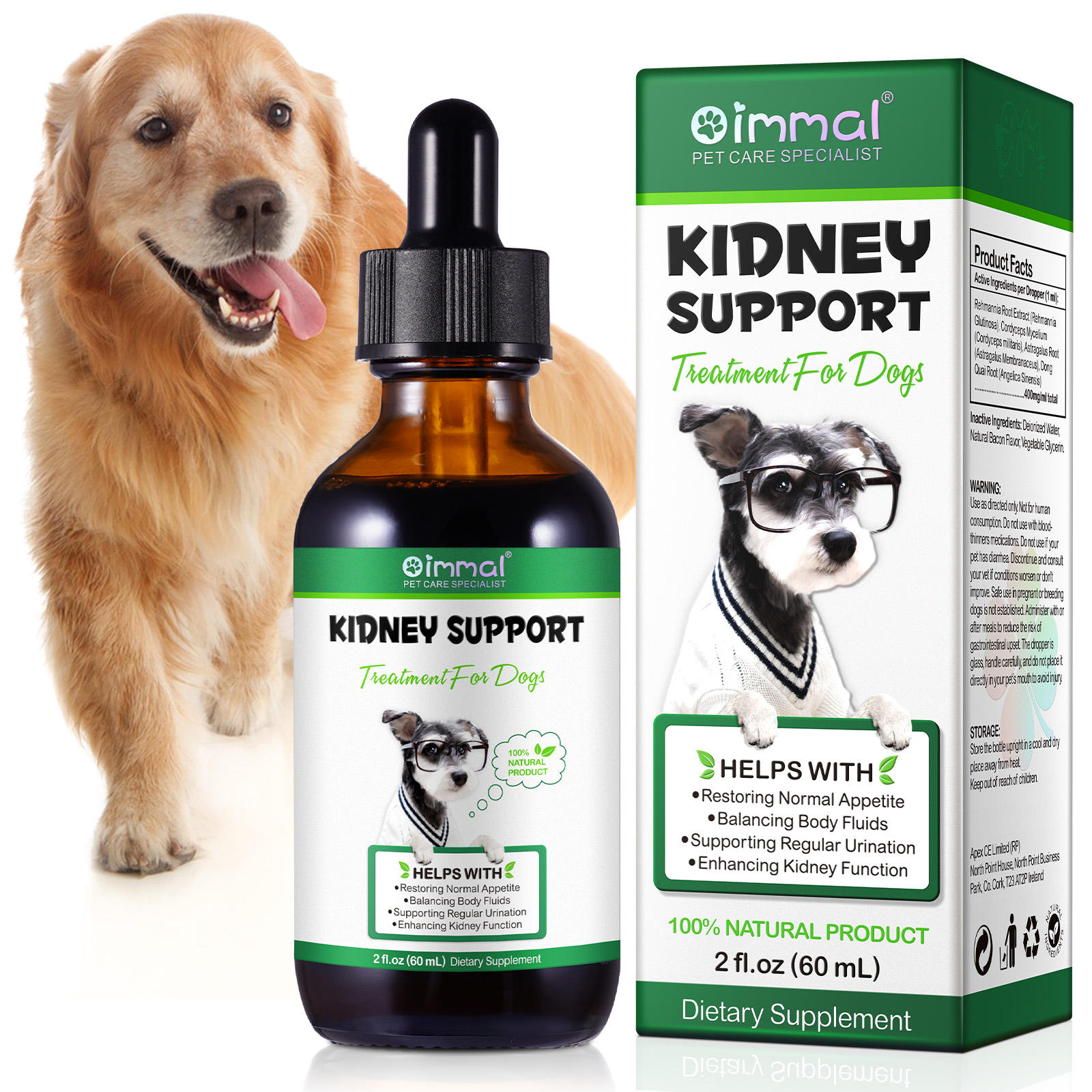Oimmal® - Kidney Support Drops For Dogs