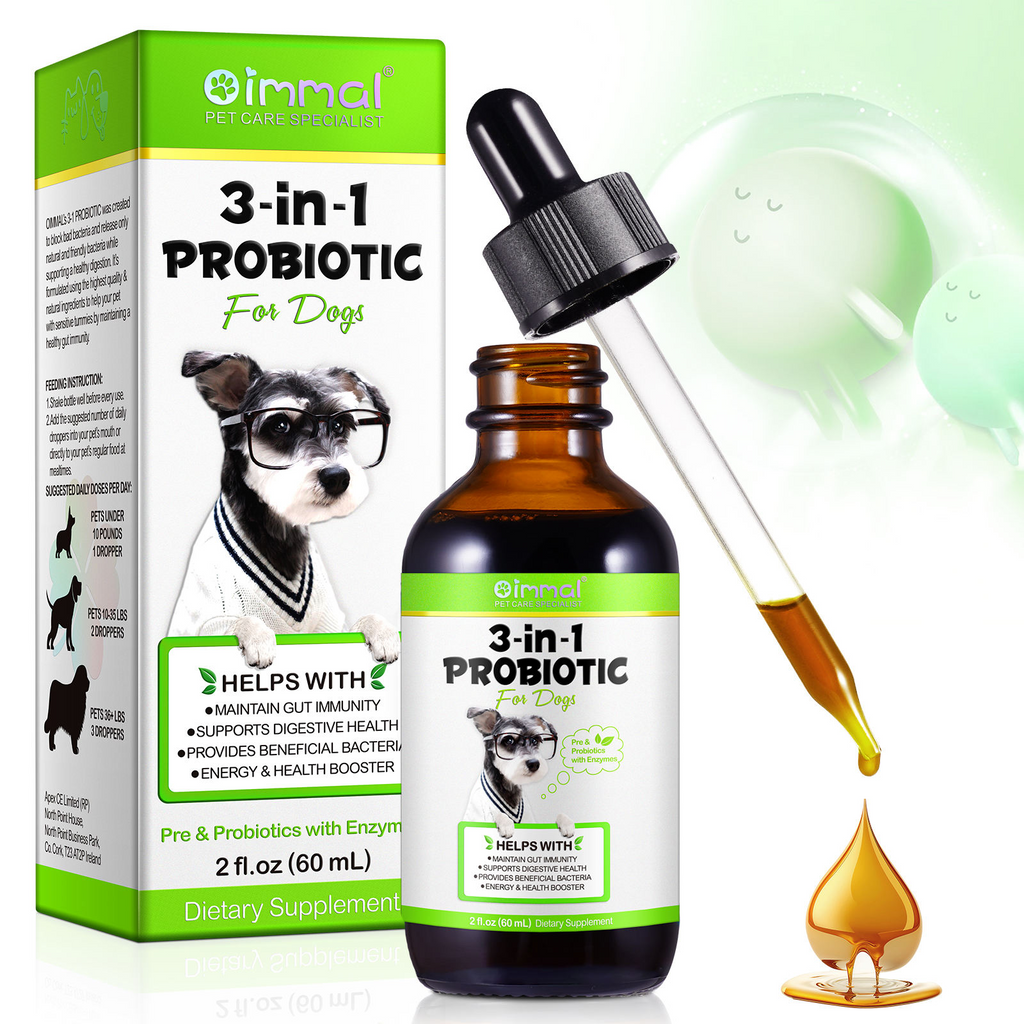 Oimmal® - 3-in-1 Probiotic Drops for Dogs