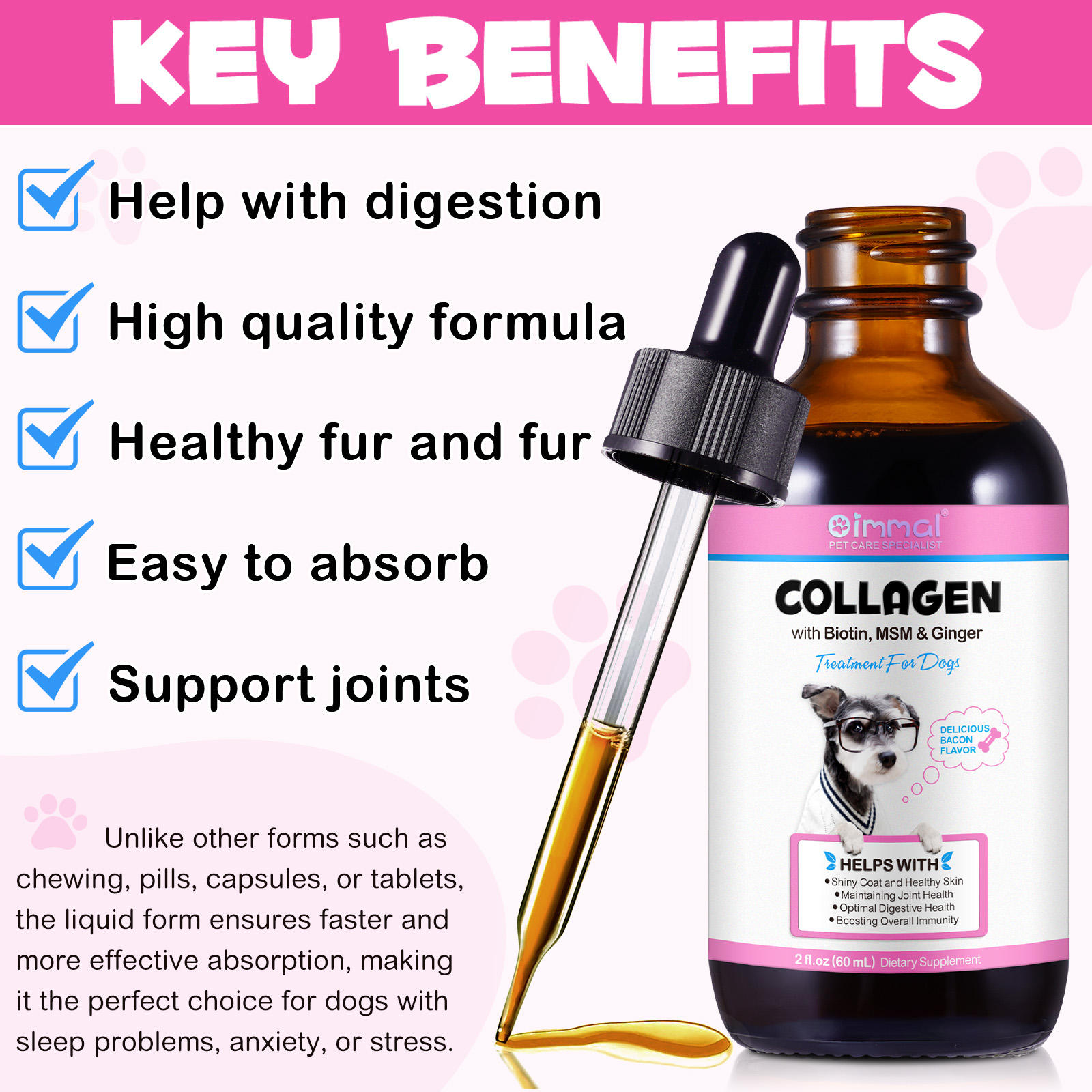 Oimmal® - Collagen Drops for Dogs