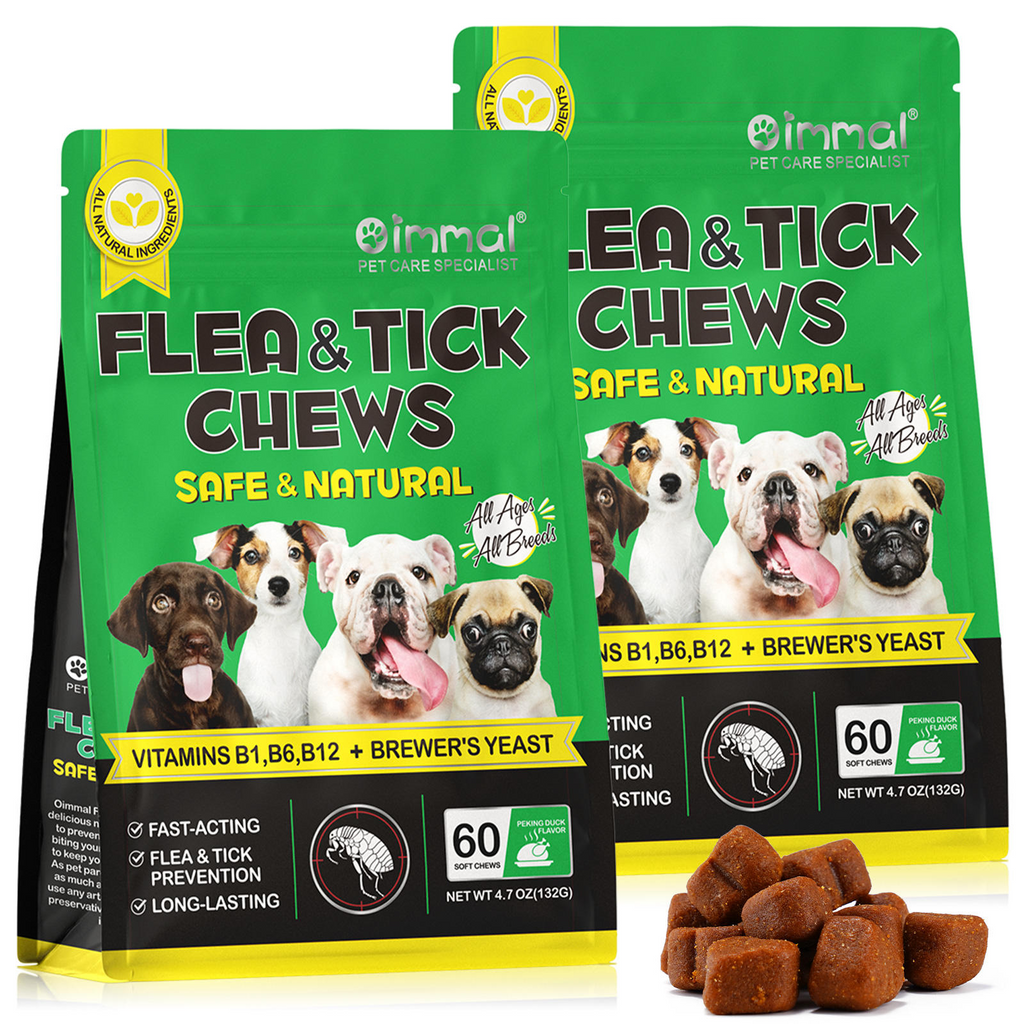 Oimmal® - Flea & Tick Prevention Soft Chews for Dogs
