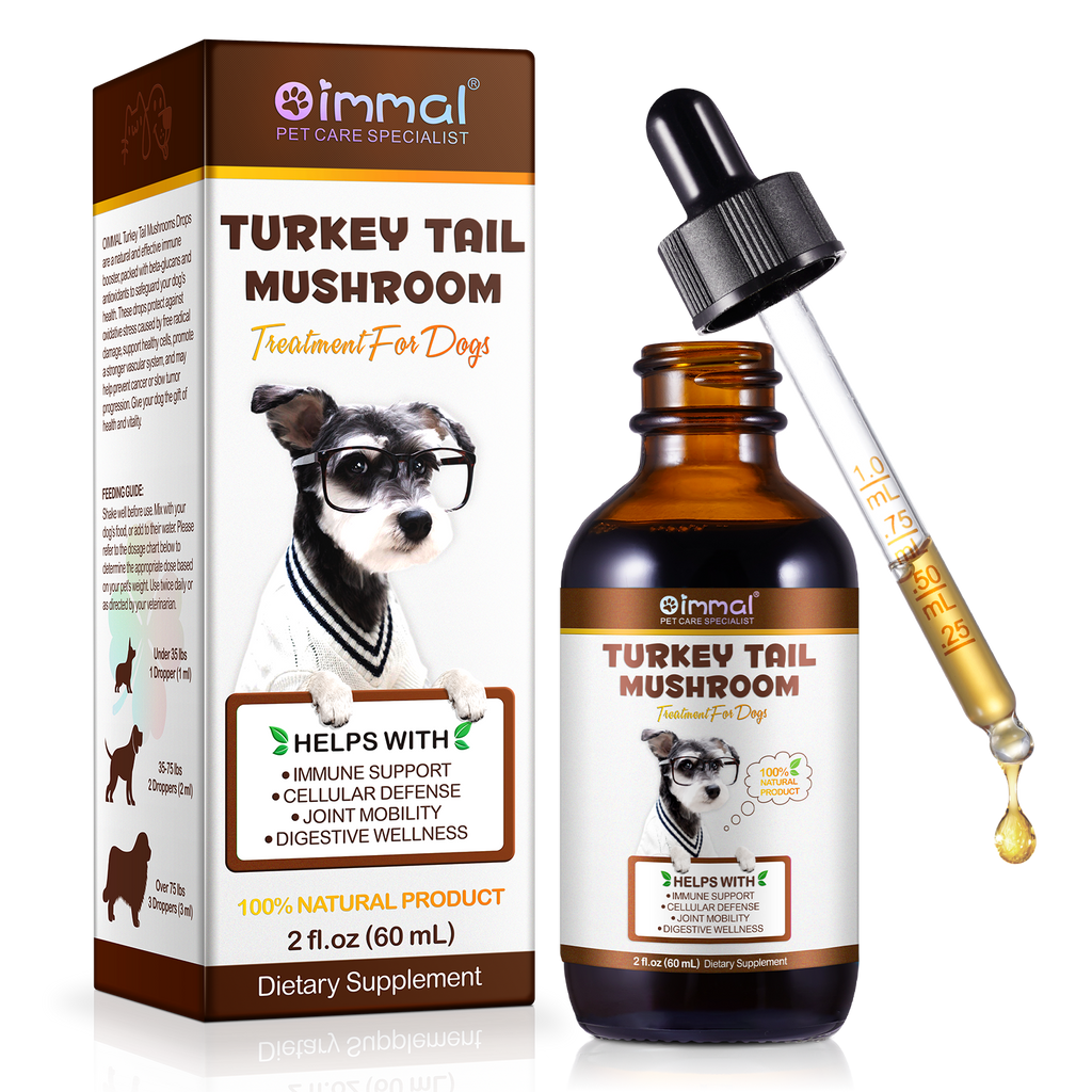 Oimmal® - Turkey Tail Mushrooms Drops For Dogs