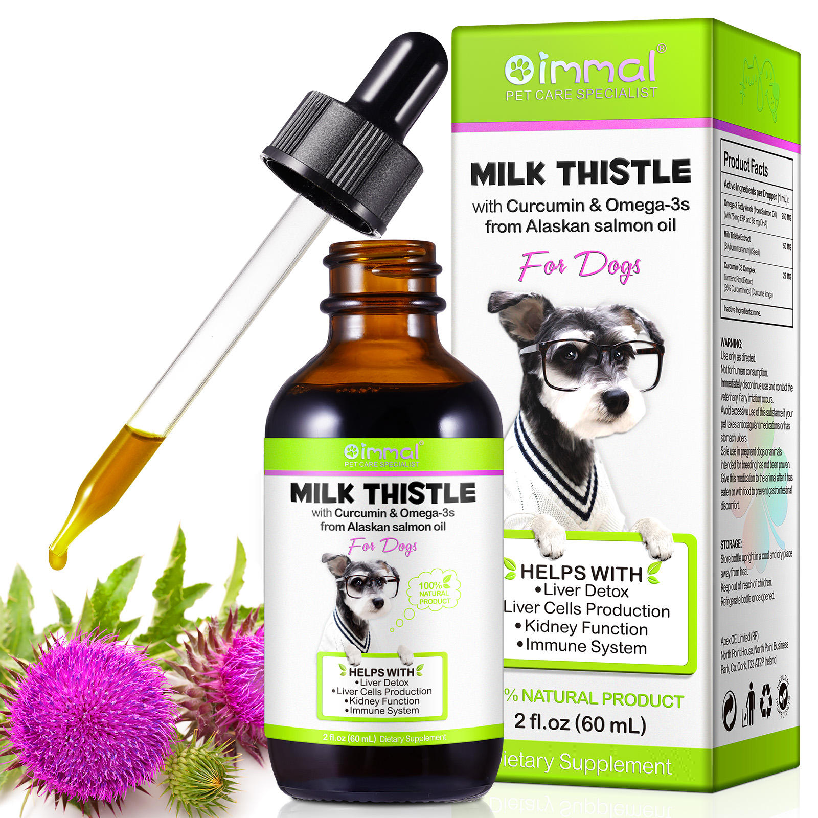 Oimmal® - Milk Thistle Drops For Dogs
