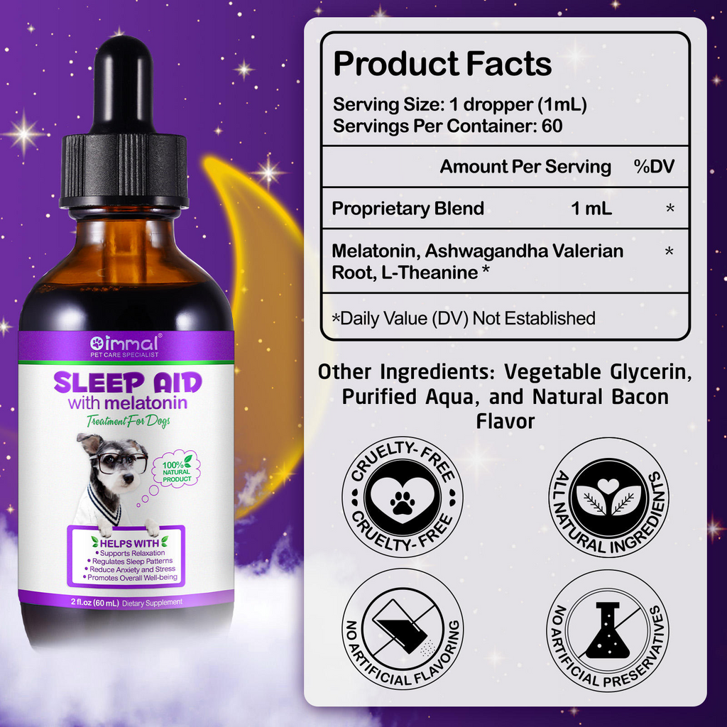 Oimmal® - Sleep Aid Drops For Dogs