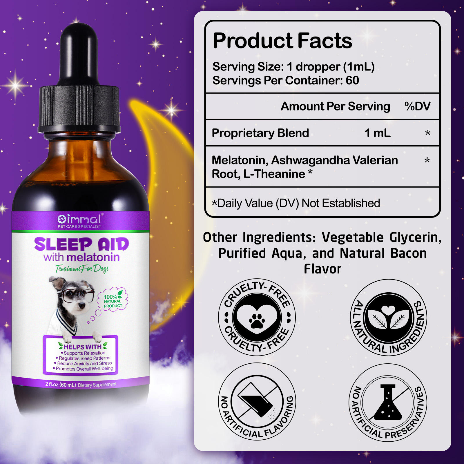Oimmal® - Sleep Aid Drops For Dogs