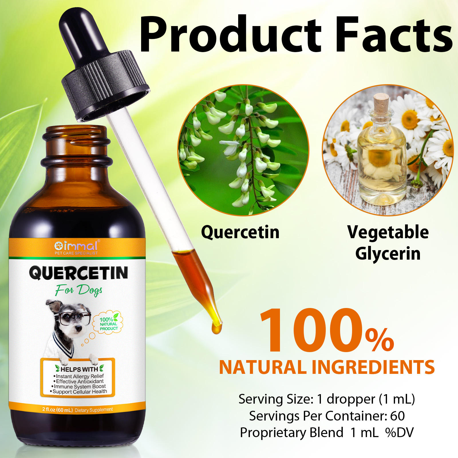 Oimmal® - Quercetin Drops For Dogs