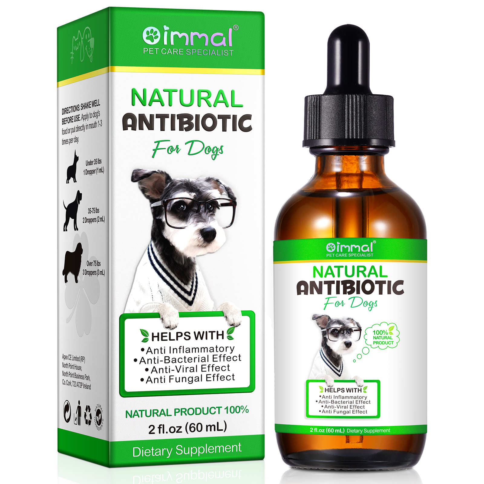 Oimmal® - Natural Antibiotic Drops For Dogs