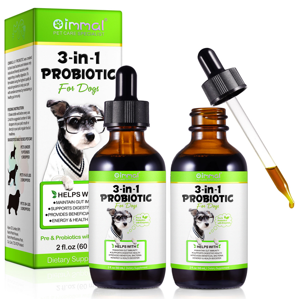 Oimmal® - 3-in-1 Probiotic Drops for Dogs