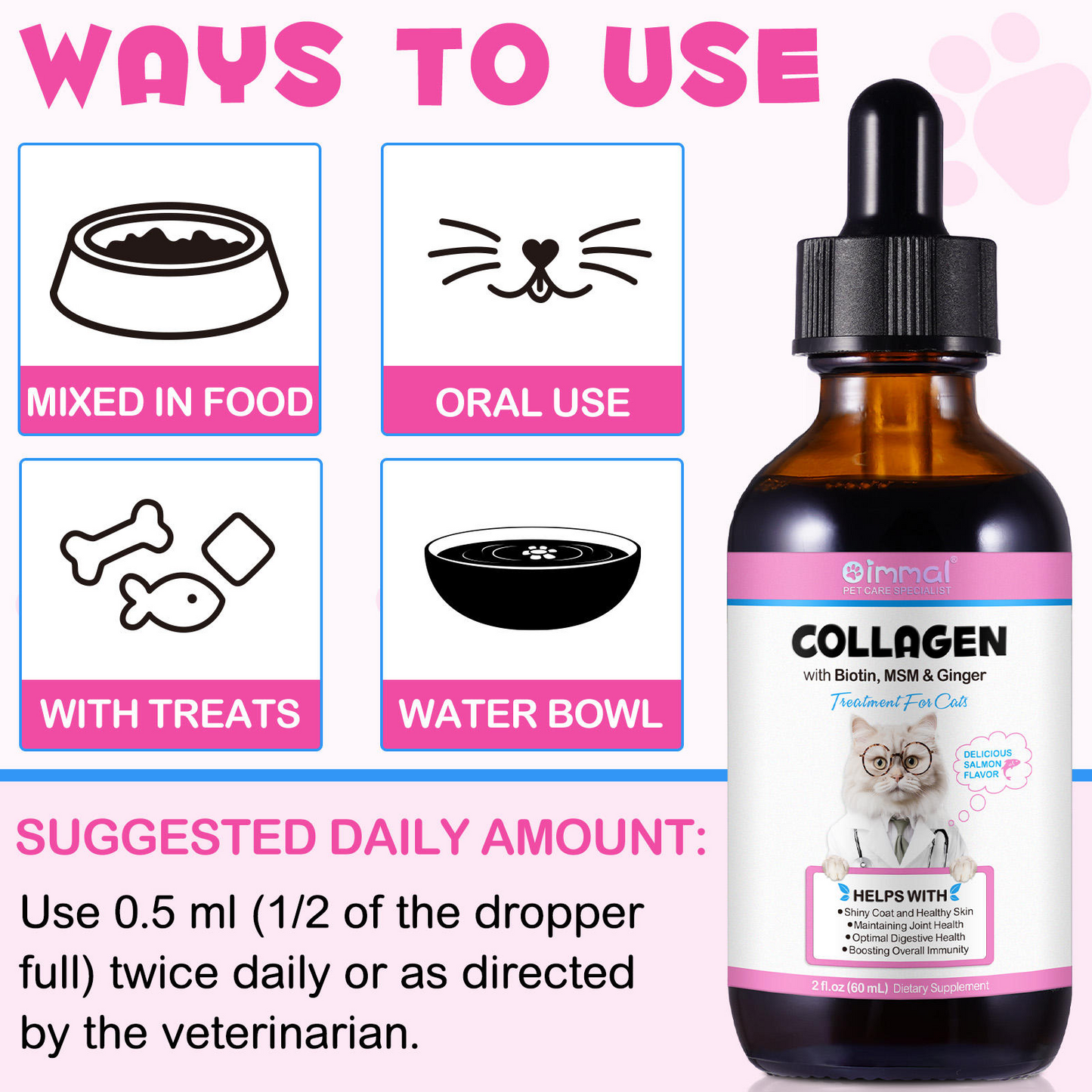 Immal® - Collagen Drops For Cats