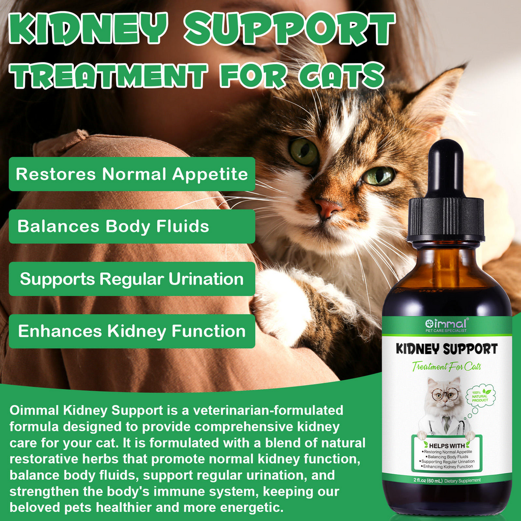 Oimmal® - Kidney Support Drops For Cats