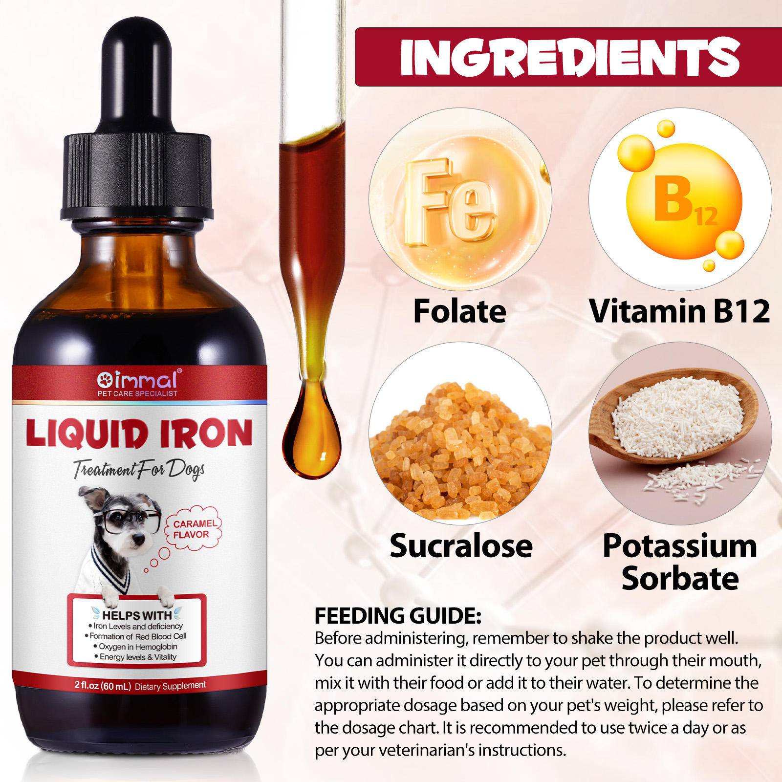 Oimmal® - Liquid Iron Drops for Dogs