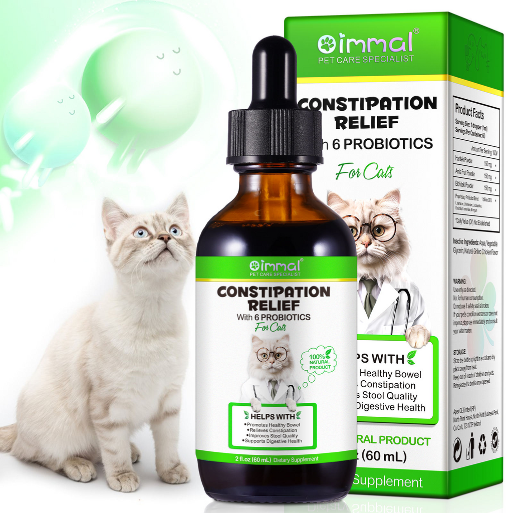 Oimmal® - Constipation Relief Drops For Cats