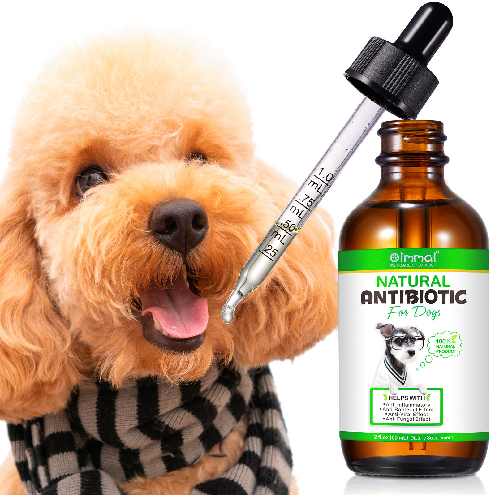 Oimmal® - Natural Antibiotic Drops For Dogs