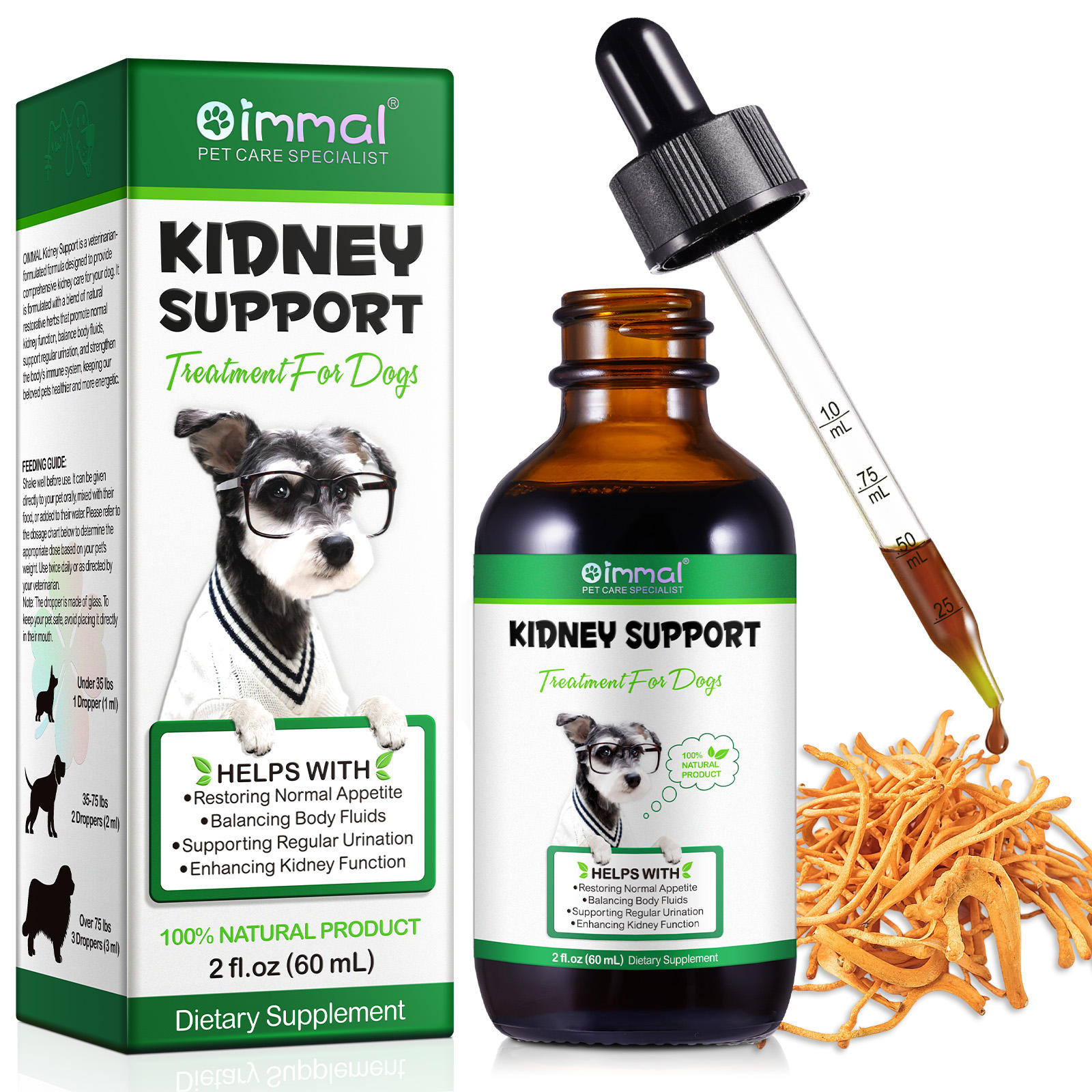 Oimmal® - Kidney Support Drops For Dogs