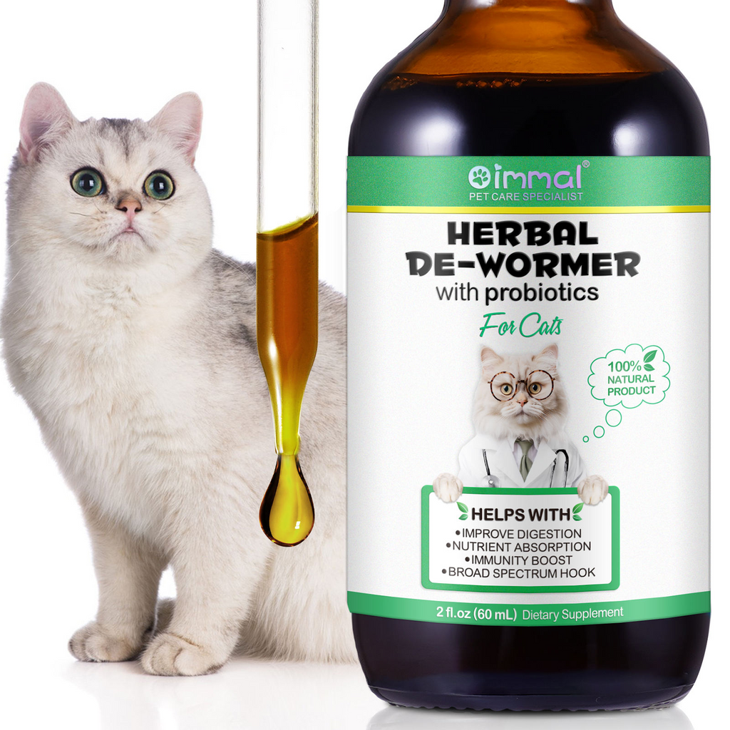 Oimmal® - Herbal De-Wormer Drops For Cats