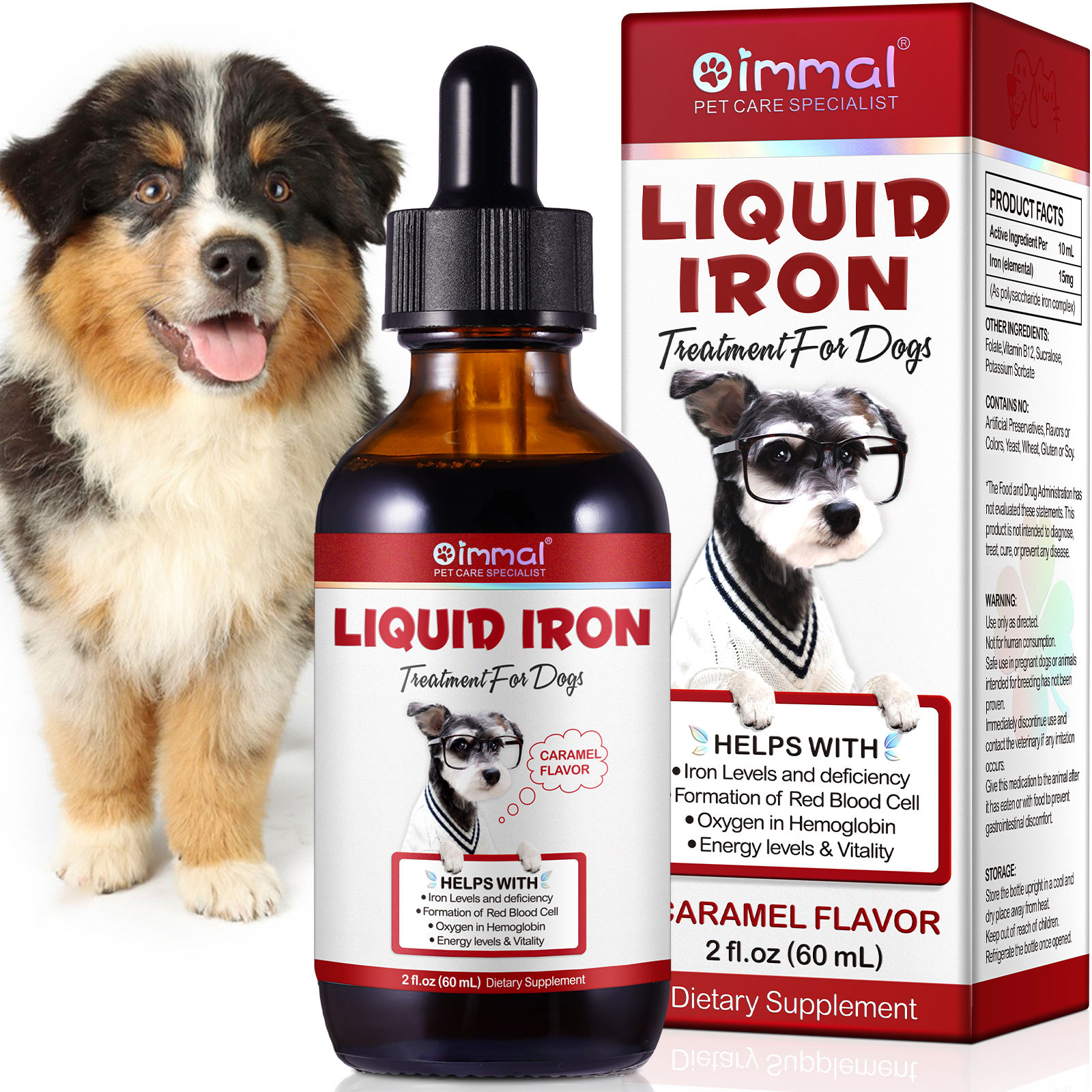 Oimmal® - Liquid Iron Drops for Dogs