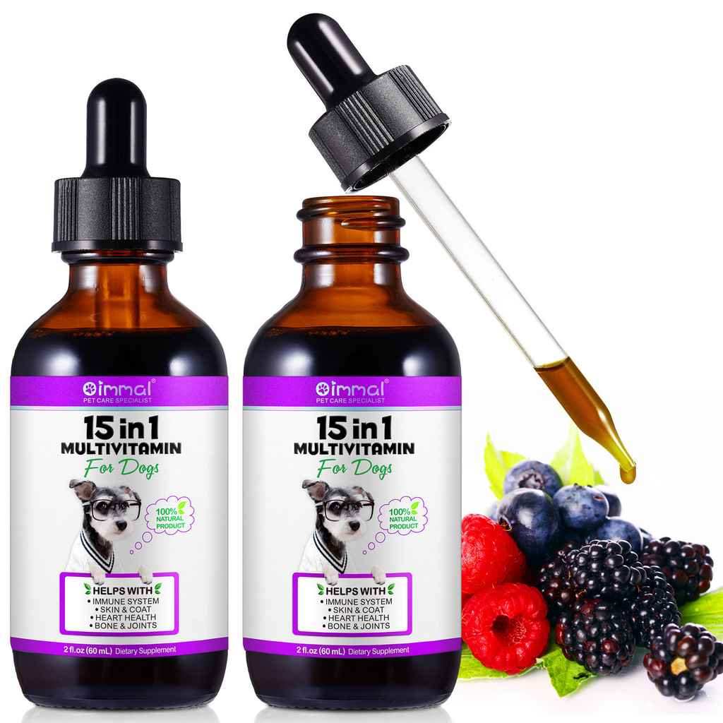 Oimmal® - 15 in 1 Multivitamin Drops for Dogs